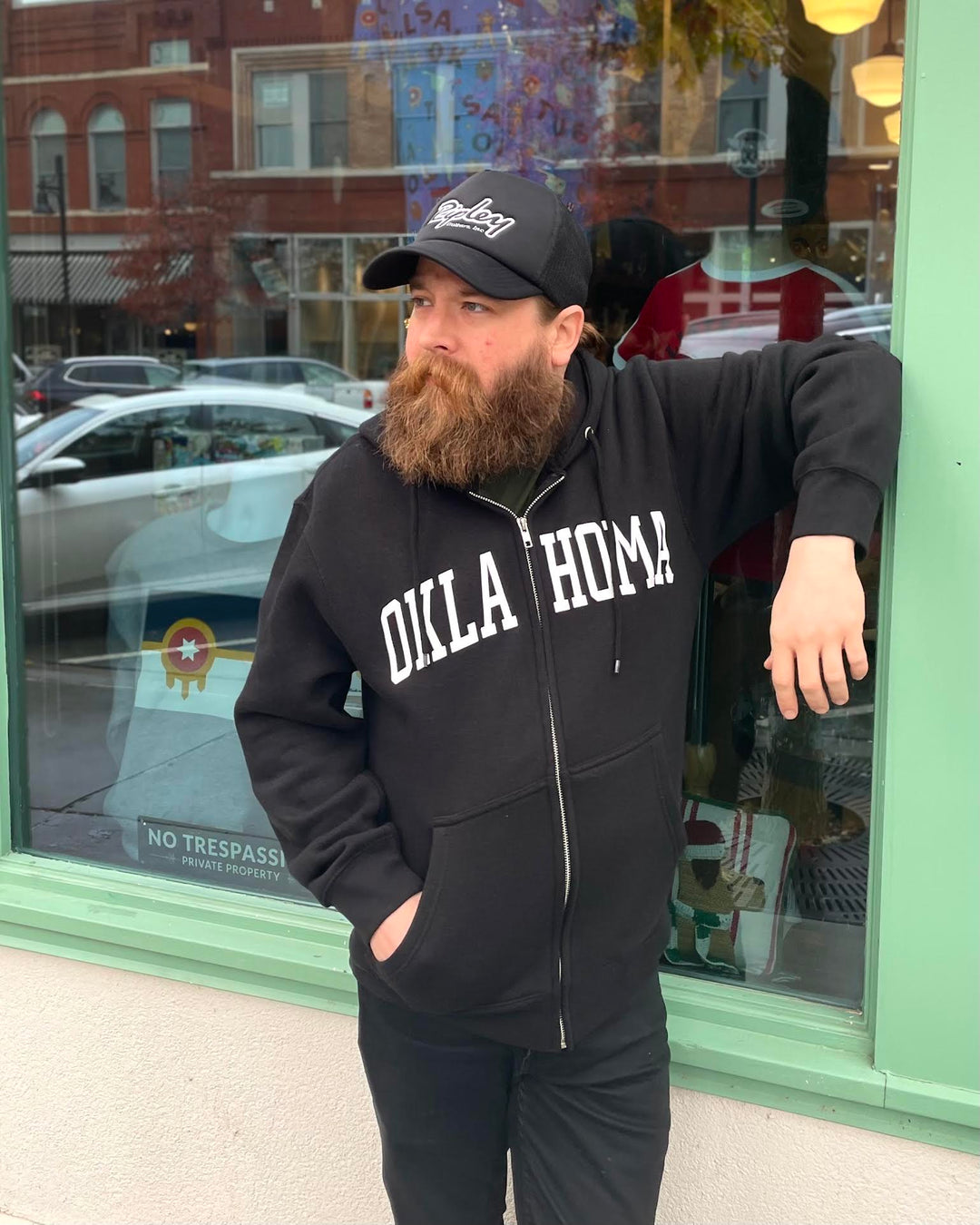 Oklahoma Ida Red Zip Hoodie