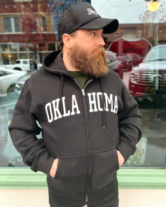 Oklahoma Ida Red Zip Hoodie