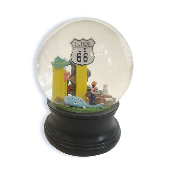 Oklahoma Route 66 Snow Globe