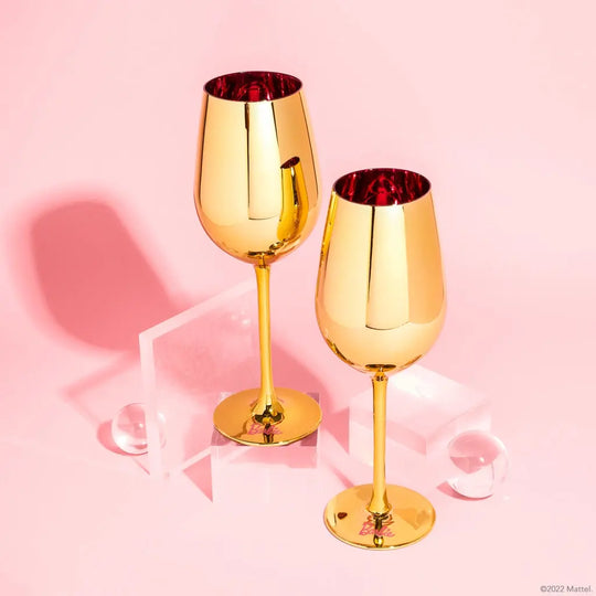 Barbie  X Dragon Glassware Dreamhouse Wine Glasses