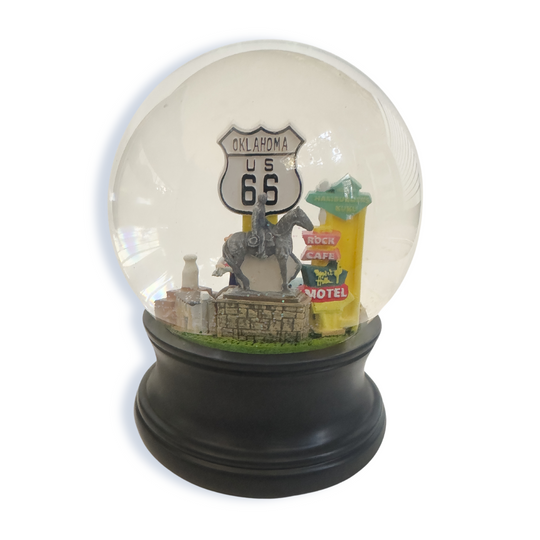 Oklahoma Route 66 Snow Globe