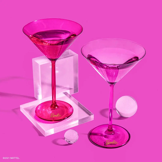 Barbie  X Dragon Glassware Martini Glasses