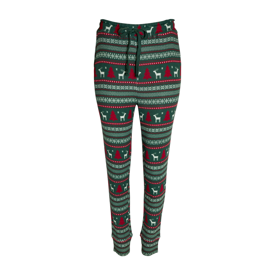 Holiday Fair Isle - Women's Top and Jogger Set