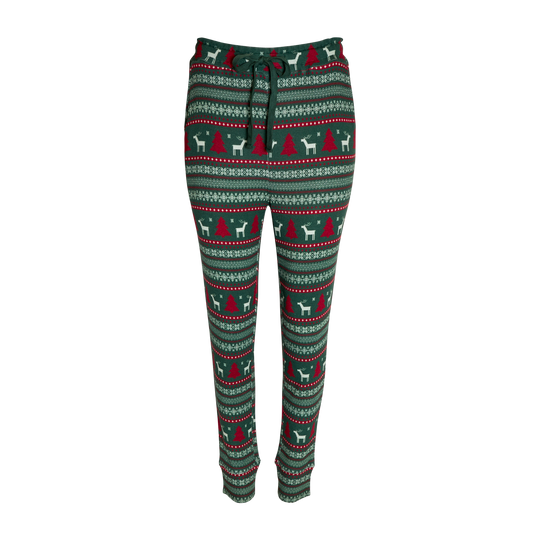 Holiday Fair Isle - Women's Top and Jogger Set