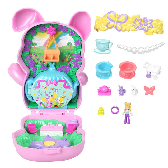 Polly Pocket Tea Party Bunny Compact Playset