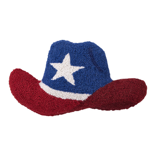 Patriotic Cowboy Hat Pillow