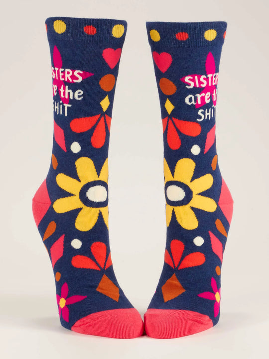 Sisters Are The Shit Women's Crew Socks