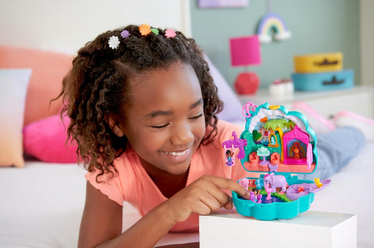 Polly Pocket Peacock Garden Compact Playset