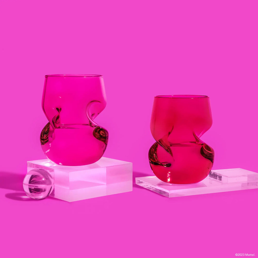 Barbie  X Dragon Glassware Stemless Wine Glasses