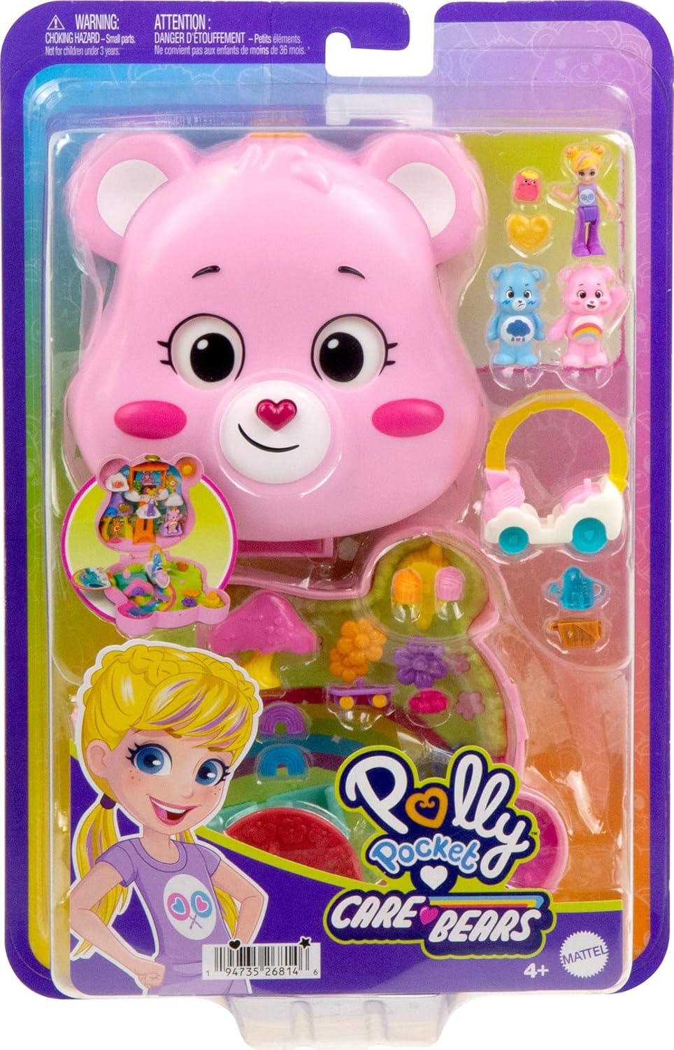 Polly Pocket Care Bears Compact Playset