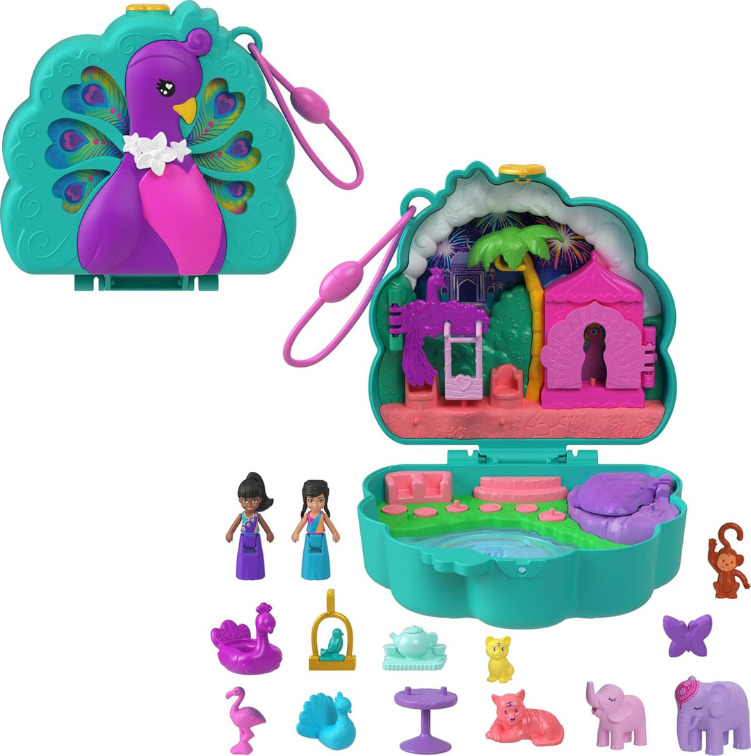 Polly Pocket Peacock Garden Compact Playset