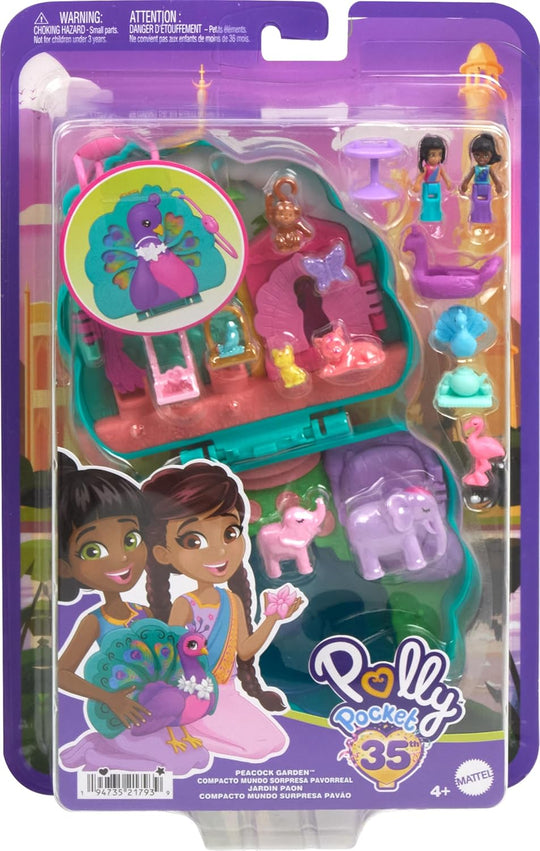 Polly Pocket Peacock Garden Compact Playset