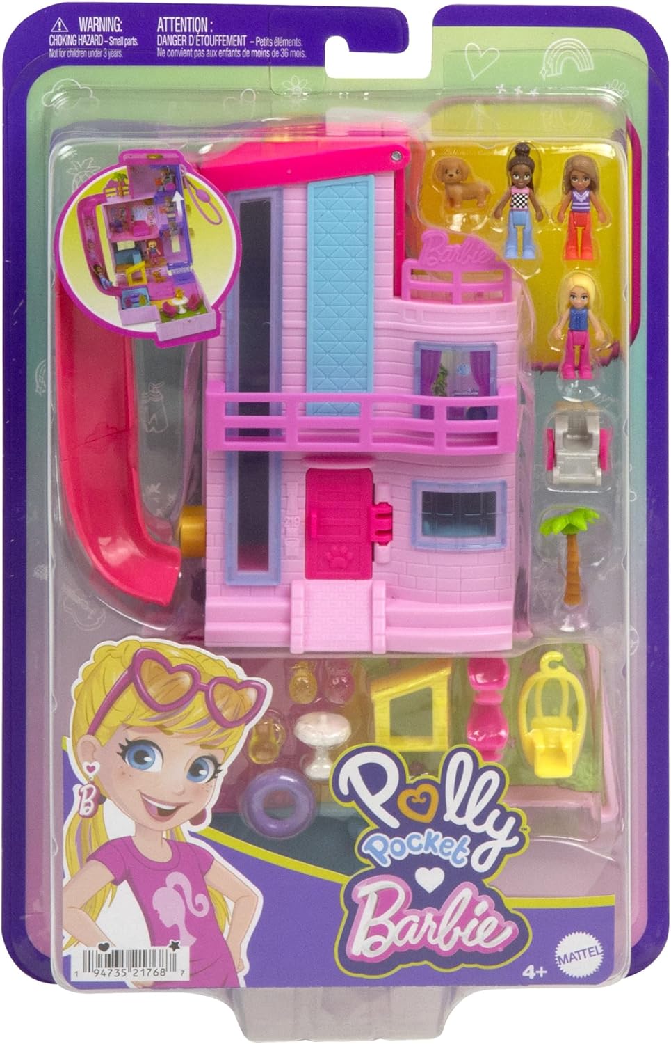 Barbie Dreamhouse Polly Pocket Compact Playset