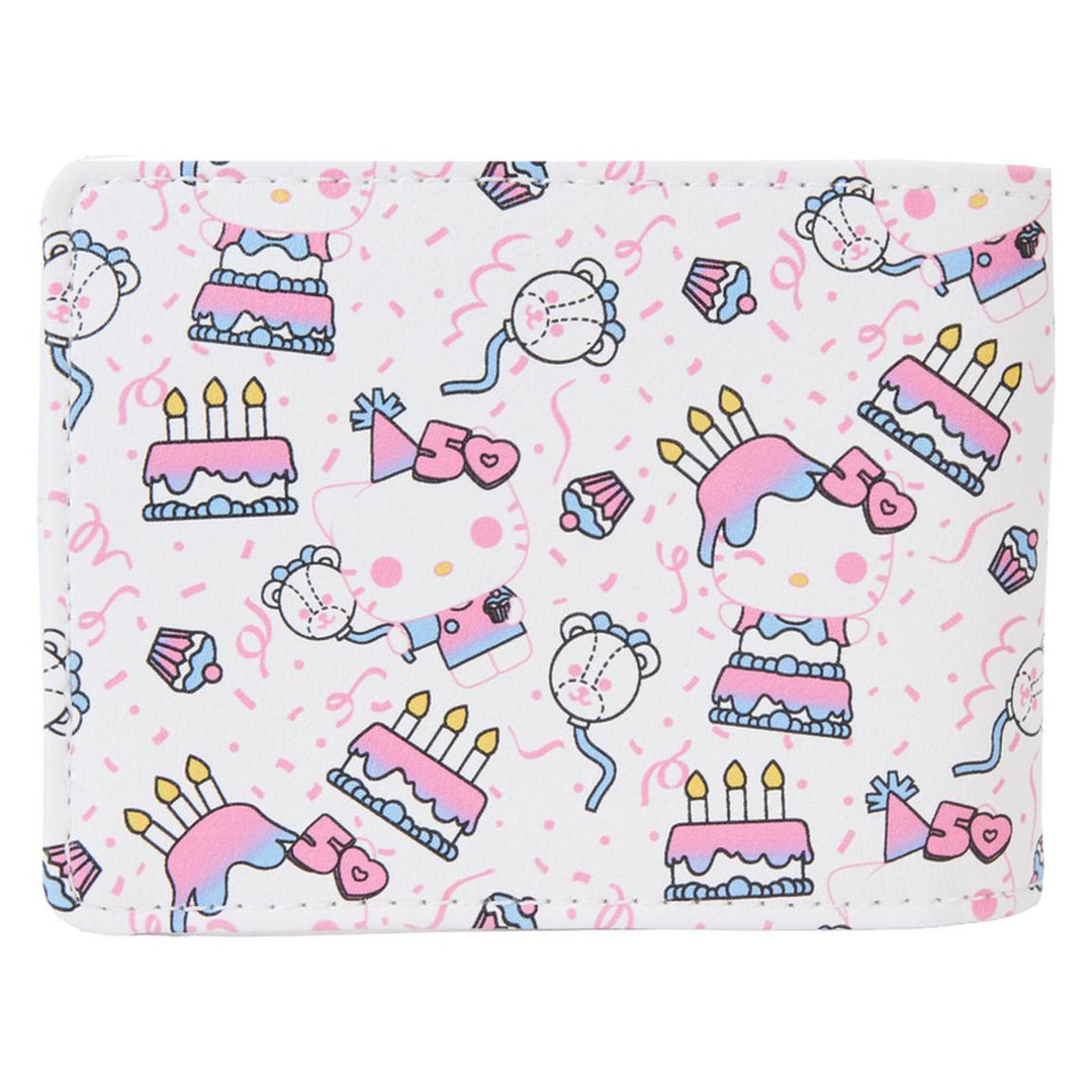 Hello Kitty 50th Anniversary Cake All-Over Print Funko Wallet