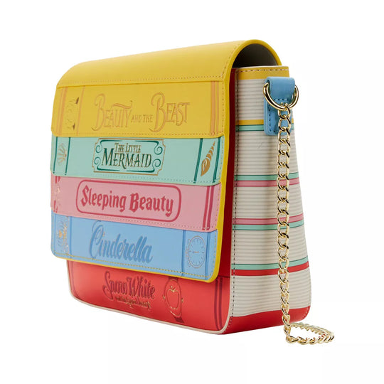 Loungefly - Disney Princess Classic Books Crossbody Purse