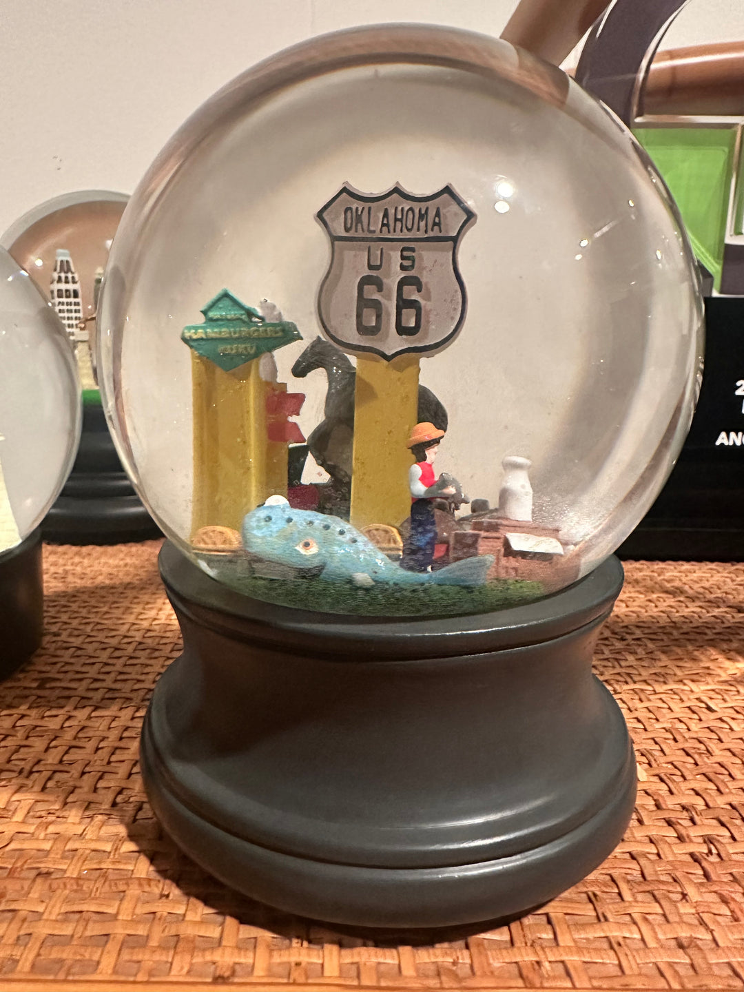 Oklahoma Route 66 Snow Globe