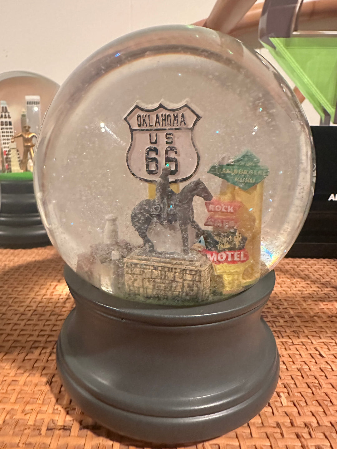 Oklahoma Route 66 Snow Globe