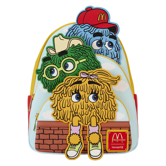 Loungefly - McDonald's Fry Guys Triple Pocket Loungefly Mini-Backpack