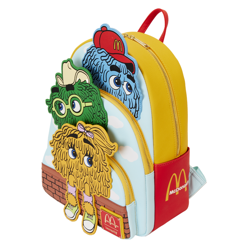 Loungefly - McDonald's Fry Guys Triple Pocket Loungefly Mini-Backpack