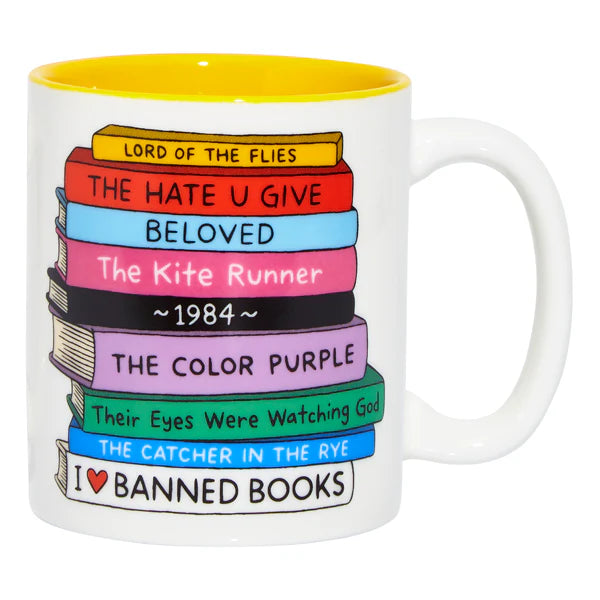 I Heart Banned Books Mug