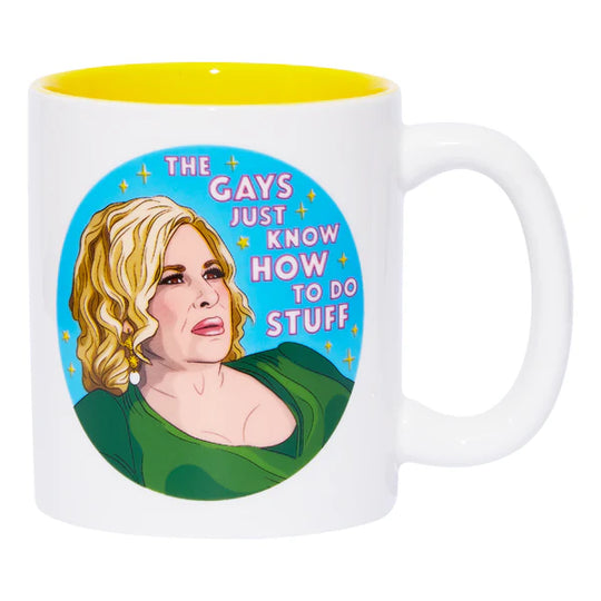 Jennifer Coolidge "The Gays Just Know" Mug