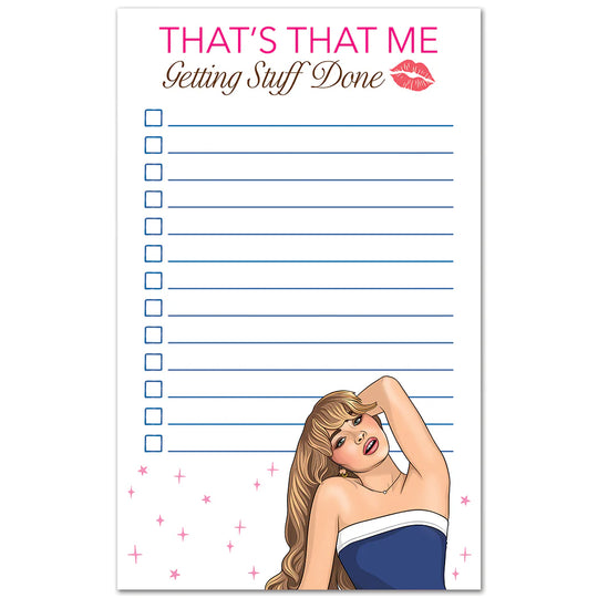 Sabrina That's Me Getting Stuff Done Notepad