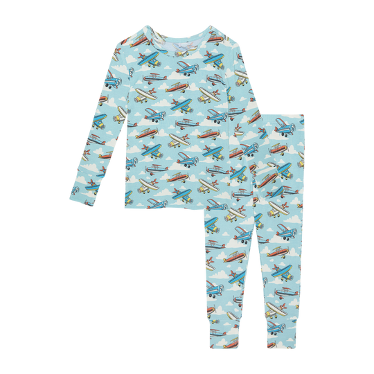 Posh Peanut - Posh Planes Classic Pajama Set