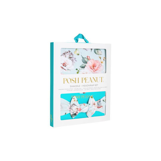 Posh Peanut - Melinda Swaddle and Headwrap Set