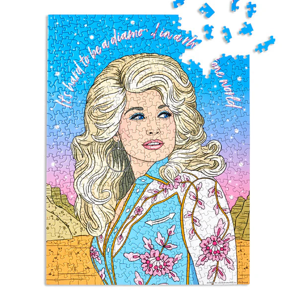 Cowgirl Rhinestone Puzzle