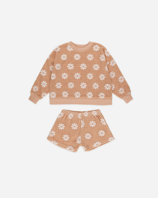 Rylee + Cru - Karli Sweat Set Daisy