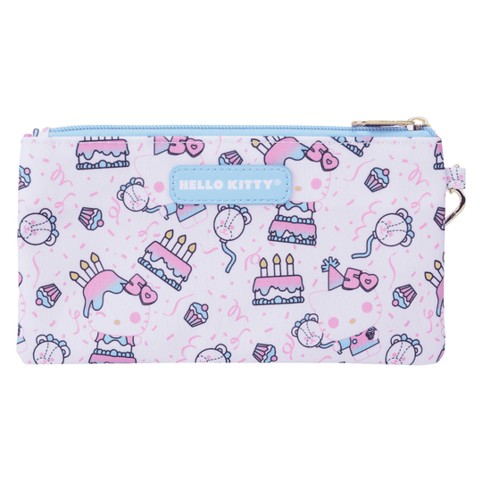 Hello Kitty 50th Anniversary Cake All-Over Print Funko Wristlet