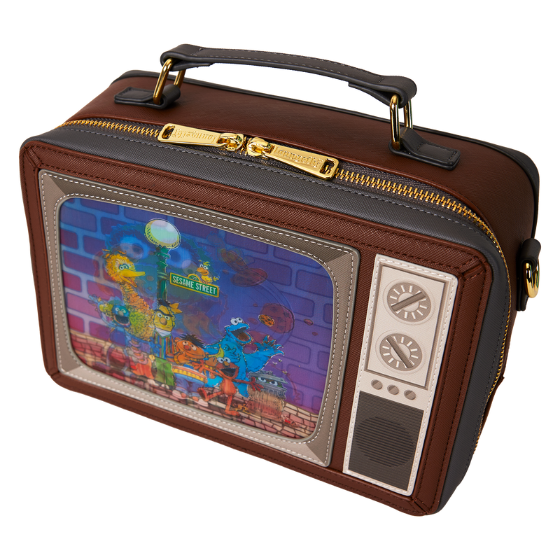 Loungefly - Seasame Street Lenticular Retro TV Crossbody Bag