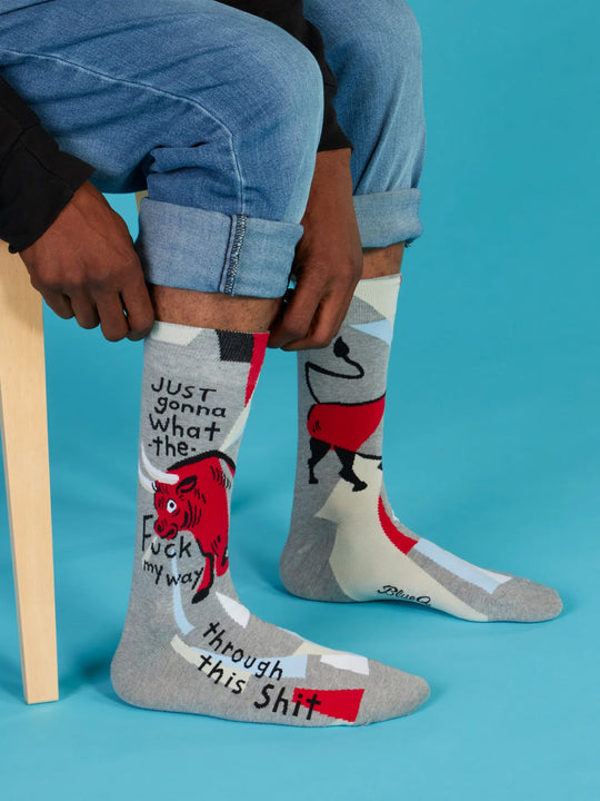 Gonna WTF My Way Through This Men's Socks