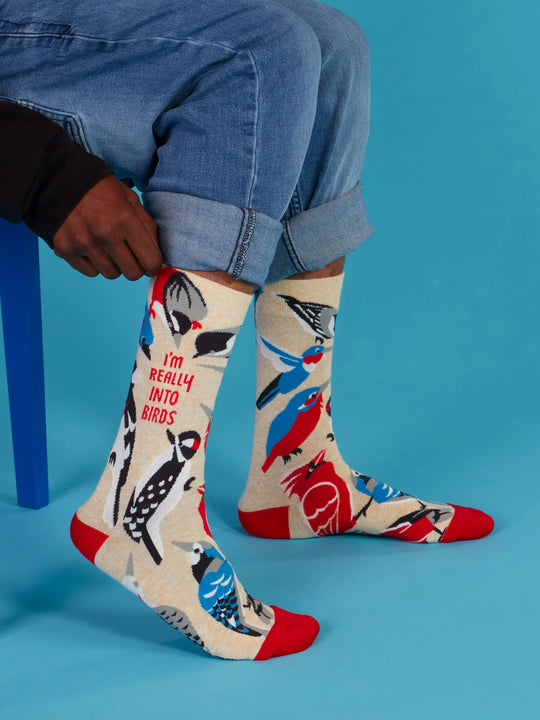 Really Into Birds Men's Socks