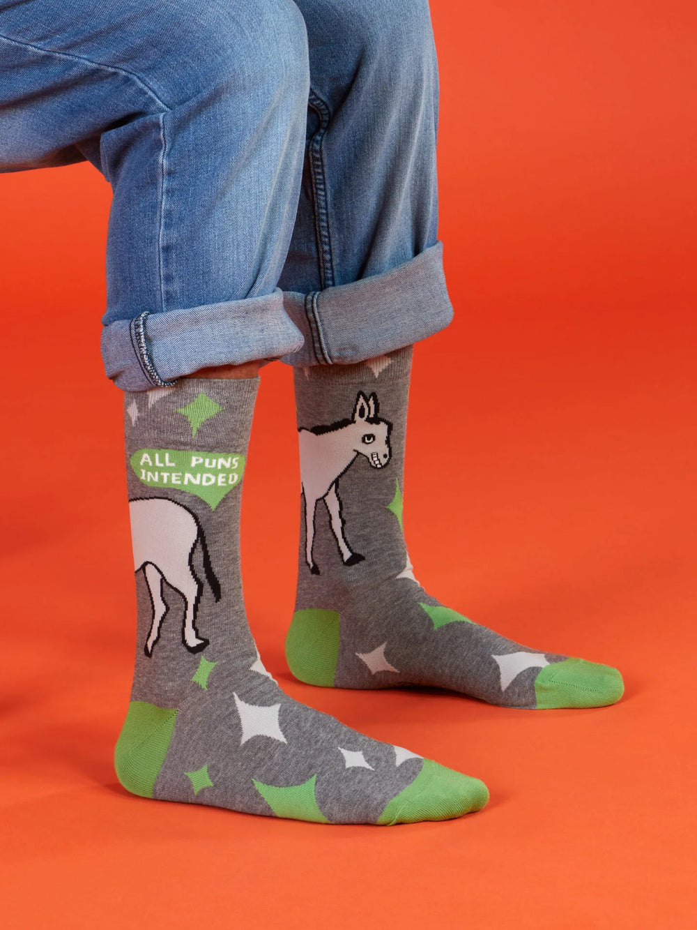 All Puns Intended Men's Socks