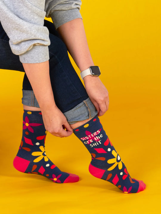 Sisters Are The Shit Women's Crew Socks