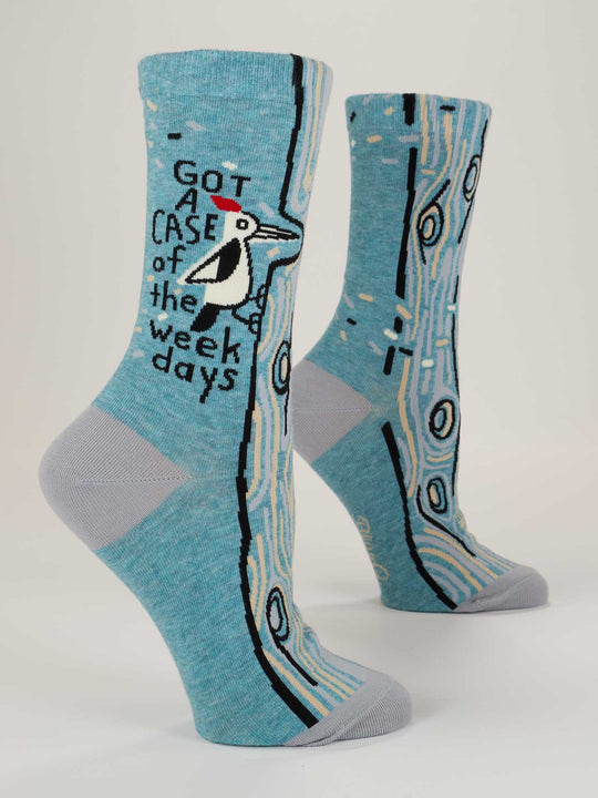 Case Of The Weekdays Women's Crew Socks