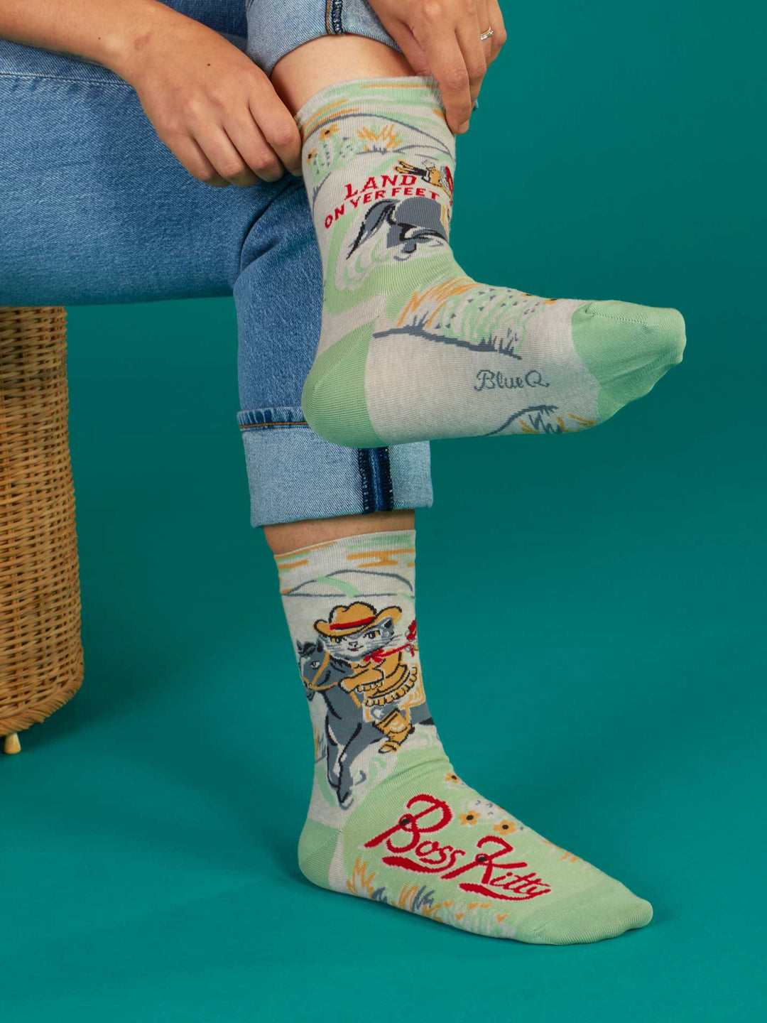 Boss Kitty Women's Crew Socks