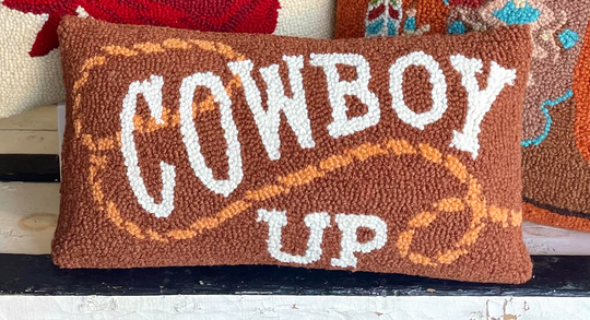 Cowboy Up Pillow