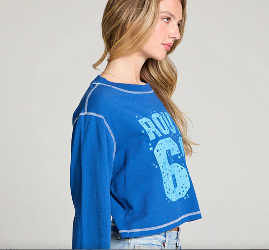 Chaser - Route 66 Starry Blue Long Sleeve Tee