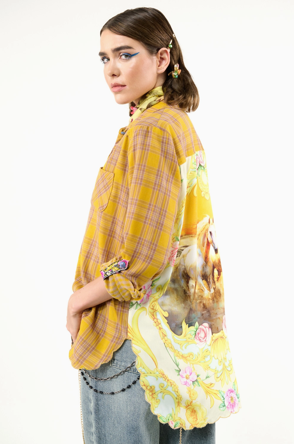 Wild West Mustard Ivory Shirt