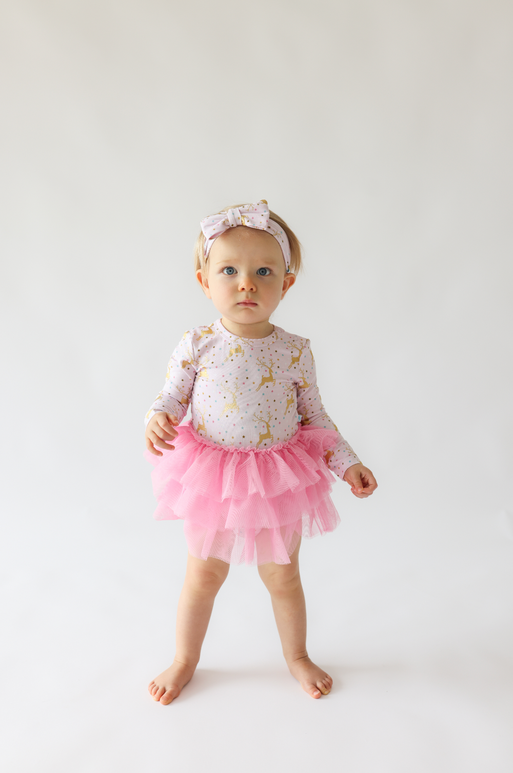 Ryleigh - Long Sleeve Tulle Skirt Bodysuit