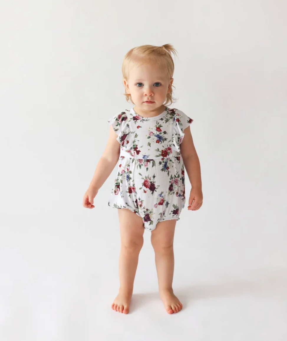 Philippa - Flutter Sleeve Bubble Romper