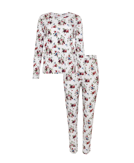 Philippa - Women's Long Sleeve Scoop Neck & Jogger Pants Pajama