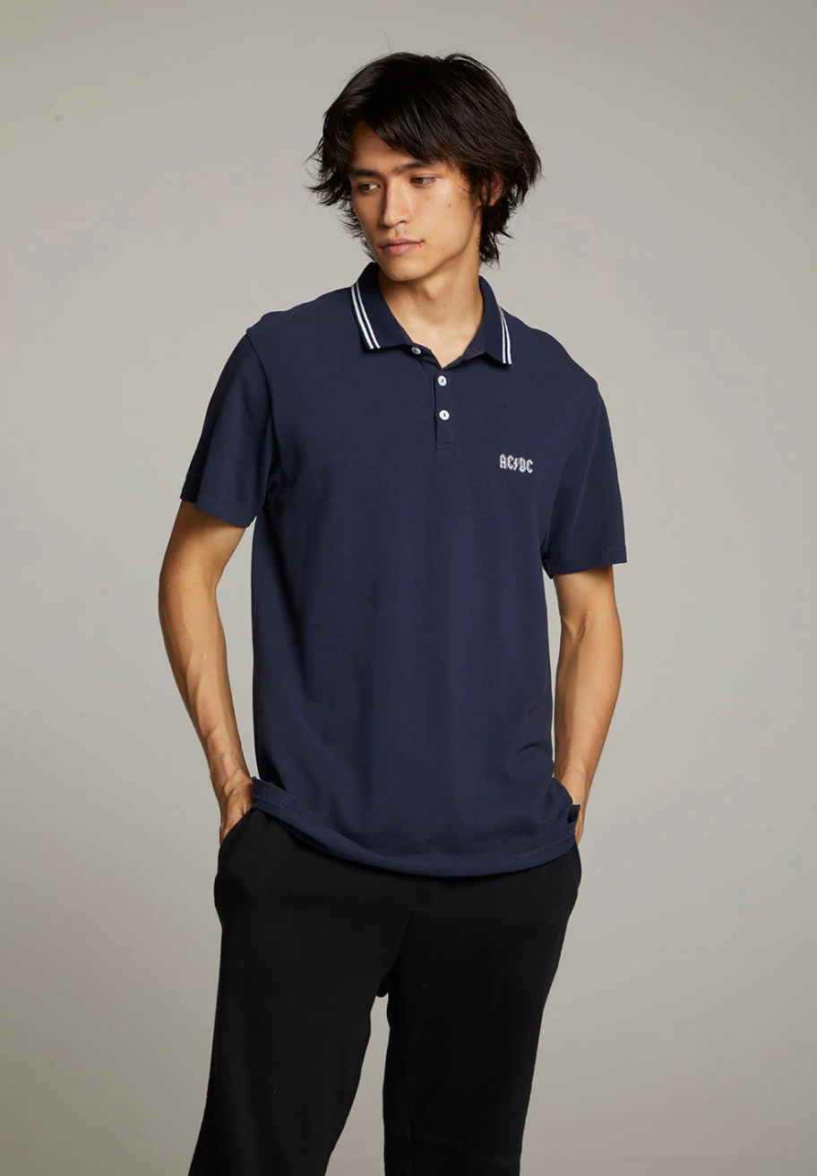 AC/DC Embroidered Polo