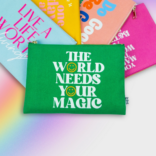 The World Needs Your Magic Green Pouch