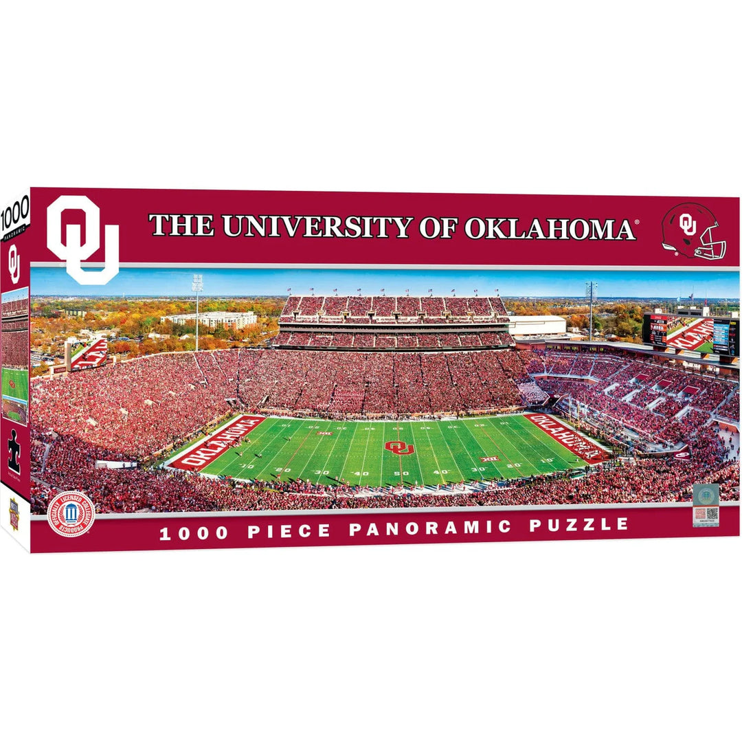 Oklahoma Sooners 1000 Piece Panoramic Puzzle