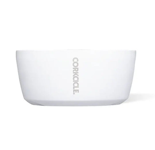 Dog Bowl - 16oz Gloss White