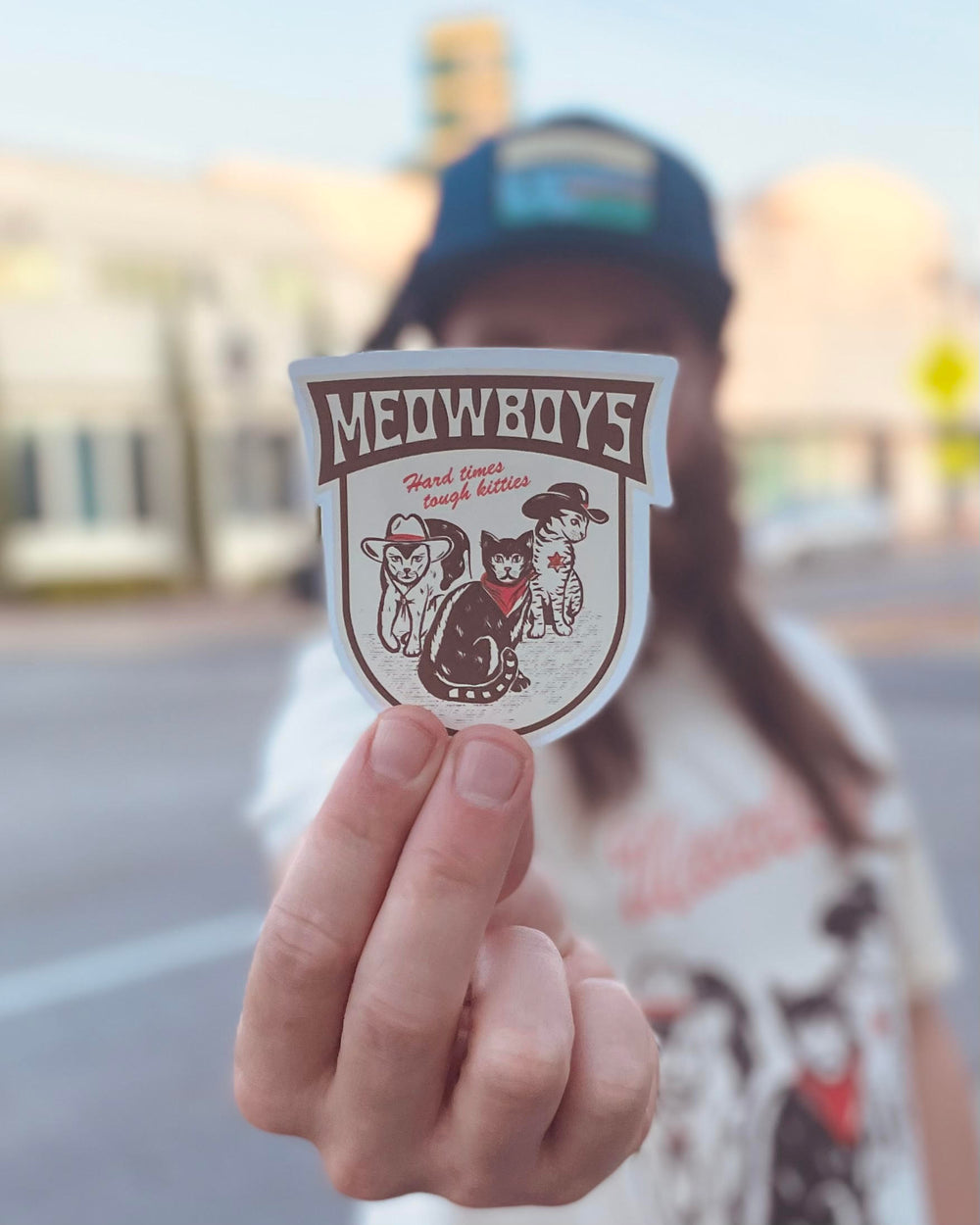 Meowboys Sticker