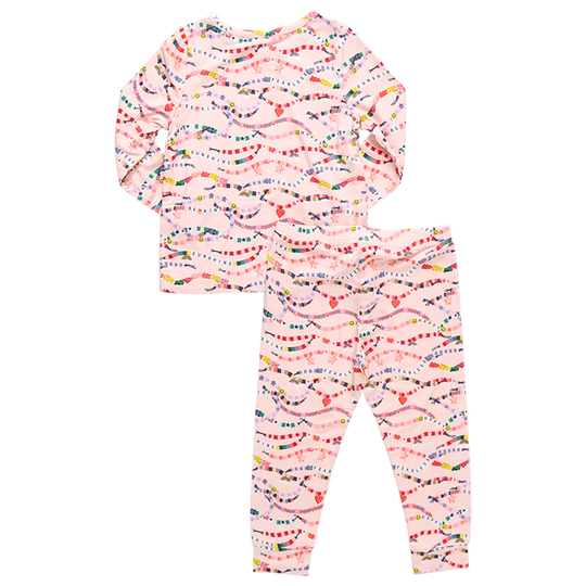 Pink Chicken - Friendship Bracelet Bamboo PJ Set